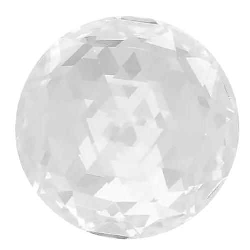 PureCrystal 2072 Flat Back Stone 10 mm Crystal