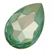 PureCrystal 4327 Pear Fancy Stone 30x20 mm Crystal Silky Sage Delite x1