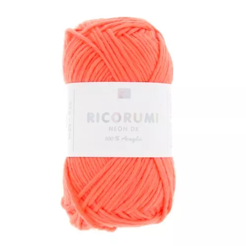 Ricorumi Acrylique by Rico Design for Amigurumi Neon Orange 001 x 25g