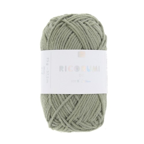 Ricorumi Cotton by Rico Design for Amigurumi Swamp Green 076 x 25g