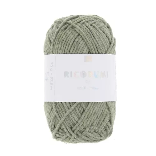 Ricorumi Cotton by Rico Design for Amigurumi Swamp Green 076 x 25g