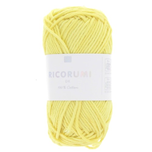 Ricorumi Cotton by Rico Design for Amigurumi Pastel Yellow 062 x 25g