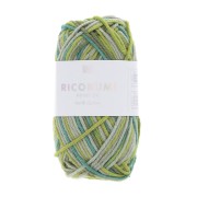 Ricorumi Print Cotton by Rico Design for Amigurumi Green Mix 005 x25g