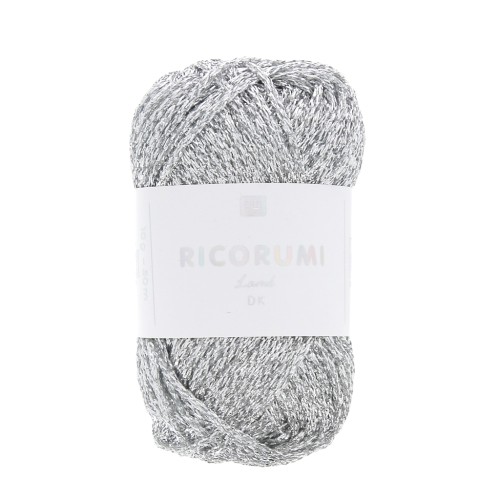 Laine Lamé Ricorumi par Rico Design pour Amigurumi - Silver 001 x10g