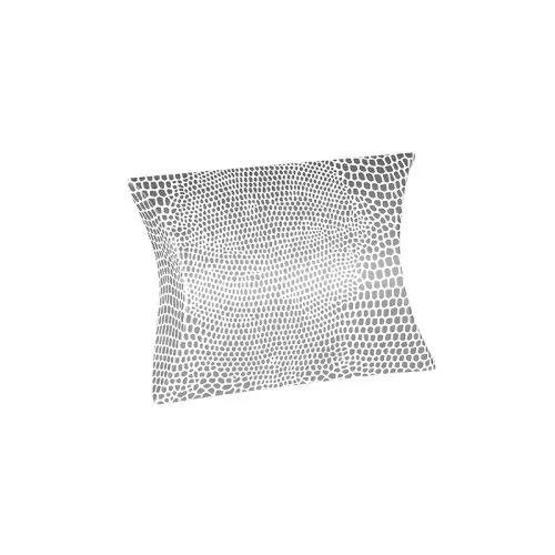 Cardboard gift box 7x7.5x2.3 cm Snake Effect White and Silver x1