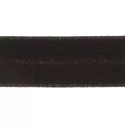 Elastic ribbon 15 mm - Dark Brown x 1m