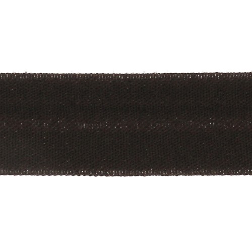 Elastic ribbon 15 mm - Dark Brown x 1m