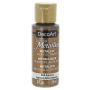 Metallic Acrylic paint - DecoArt Dazzling Metallics -  Rich Espresso x59 ml