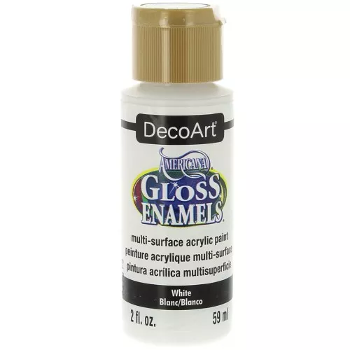 Multi-surface Acrylic Paint - DecoArt Americana Gloss - White x59ml