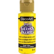 Multi-surface Acrylic Paint - DecoArt Americana Gloss - Bright Yellow x59ml|raw }}