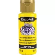 Multi-surface Acrylic Paint - DecoArt Americana Gloss - Bright Yellow x59ml
