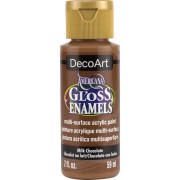 Multi-surface Acrylic Paint - DecoArt Americana Gloss - Milk Chocolate x59ml|raw }}