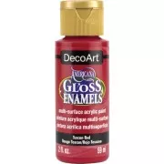 Multi-surface Acrylic Paint - DecoArt Americana Gloss - Tuscan Red x59ml