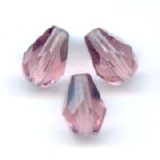 Faceted pears 7x5 mm Light Amethyst x25