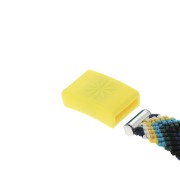 Magnetic interchangeable clasp Hiilos 11 mm for DIY jewelry - Yellow x1