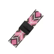 Magnetic interchangeable clasp Hiilos 22 mm for DIY jewelry - Blue x1