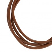 Leather cord 3mm Brown x 1m
