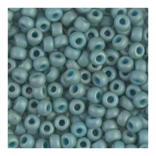 Miyuki Seed beads 8/0 2028- Opaque Sea Foam Luster Mat