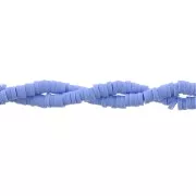 Sky Blue - Heishi polymer clay rondelle beads 3x1 mm Sky Blue x39 cm Heishi polymer clay rondelle beads 3x1 mm Sky Blue x39 cm