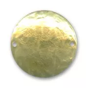 Disc spacer 40mm fine Gold plated x1