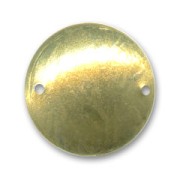 Disc spacer 25mm fine Gold plated x1