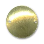 Disc spacer 25mm fine Gold plated x1