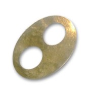 Coffee grain spacer 32x18mm Bronze tone x1