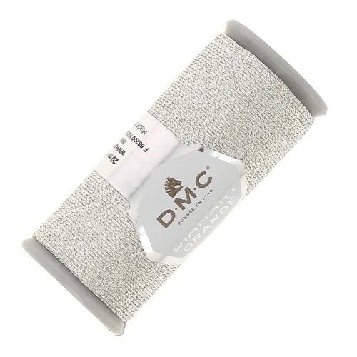 Embroidery thread DMC Diamant Grandé - Light Silver (G168) x20m