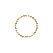 Fine ring Size 52-53 ball chain 1.5 mm - Gold filled (rolled gold) x1