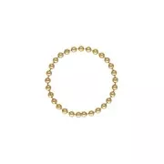 Fine ring Size 52-53 ball chain 1.5 mm - Gold filled (rolled gold) x1