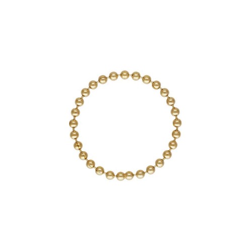 Gold-Filled fine ball chain ring 1.5 mm - Size 54-55 x1