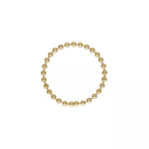 Gold-Filled fine ball chain ring 1.5 mm - Size 54-55 x1