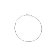 925 Sterling Silver  20 mm x 0.7mm earring hoops to decorate x2