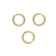 Gold filled jumprings open 3x0.5 mm x100