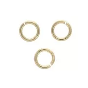 Gold filled jumprings open 3x0.5 mm x100