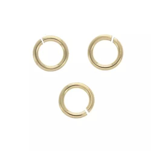 Gold filled jumprings open 3x0.5 mm x100