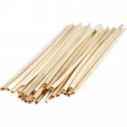 Natural straws 22 cm for DIY decoration - Natural x 50