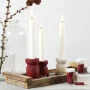 Assortment of mini glass beads from 0.6 to 3 mm - Gold Tone x3