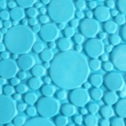 Plaque de texture 20.5x13.5 cm for polymer clay - Bubbles Pattern x1