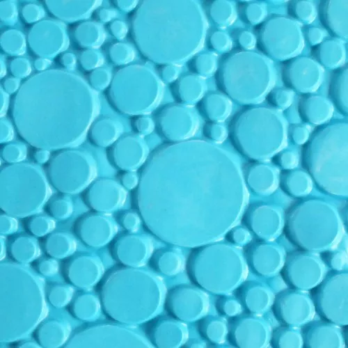 Plaque de texture 20.5x13.5 cm for polymer clay - Bubbles Pattern x1