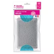 Plaque de texture 20.5x13.5 cm for polymer clay - Bubbles Pattern x1
