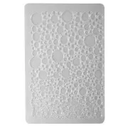 Plaque de texture 20.5x13.5 cm for polymer clay - Bubbles Pattern x1