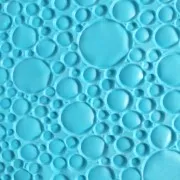 Plaque de texture 20.5x13.5 cm for polymer clay - Bubbles Pattern x1