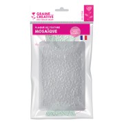 Plaque de texture 20.5x13.5 cm for polymer clay - Mosaic Pattern x1