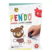 Pen'Do the coloring clay - Make your own clay crayons - Red x30g