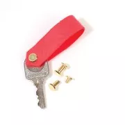 Chicago screws - leather and Fimo leather effect clay fasteners x20