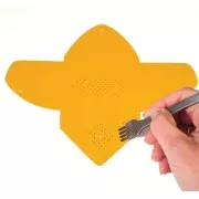 2 and 6 tooth perforators for leather and leather effect polymer clay x2