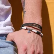 Heishi polymer clay rondelle beads 6x1 mm Ochre x41cm