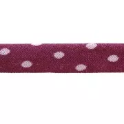 Frou-Frou cord 5 mm Dots - Purple/Light Pink x 1m
