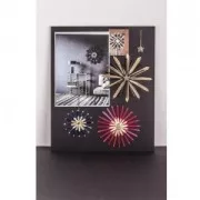 Straws 22 cm for DIY decoration - Black x 50